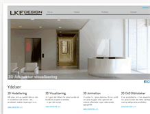 Tablet Screenshot of lkedesign.dk